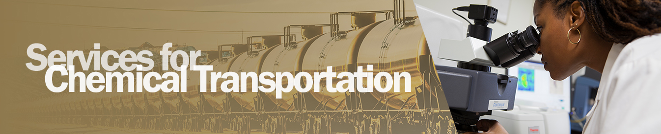 Services for Chemical Transportation Banner